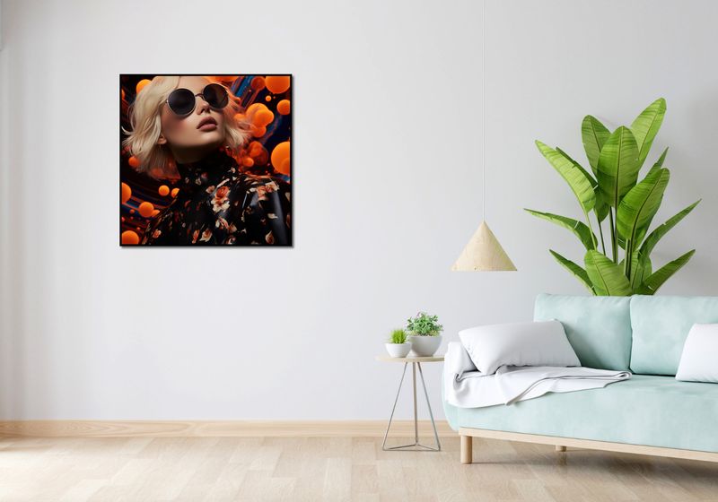 Plakat 80x80cm Galaktyczna Piękność zdjęcie 4
