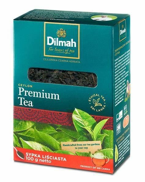 DILMAH HERBATA PREMIUM TEA CEYLON LIŚCIASTA 100G zdjęcie 1