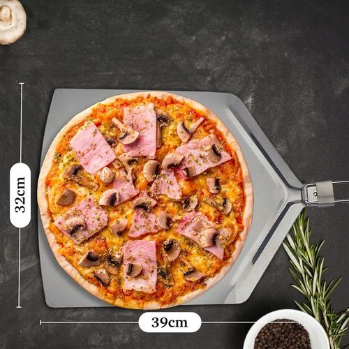 ŁOPATA DO PIZZY SKŁADANA SZUFLA TACA STAL NIERDZEWNA INOX PROFESJONALNA XXL na Arena.pl