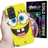 ETUI CASE DO SAMSUNG M31S - SPONGEBOB BAJKI GRY WYBÓR PLECKI + SZKŁO