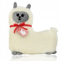 GRZEJĄCA LAMA PRZYTULAMKA TERMOFOR Z PESTEK WIŚNI