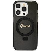 Guess GUHMN61HRSGSK iPhone 11 / Xr 6.1" czarny/black hardcase Ring Stand