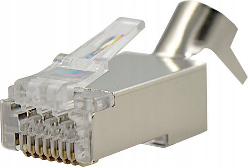 Wtyki RJ45 przelotowy kat 7 FTP pass through 10szt na Arena.pl
