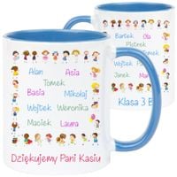 KUBEK Z IMIONAMI DZIECI PREZENT DZIEŃ NAUCZYCIELA PRZEDSZKOLANKI