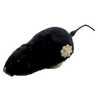 ZABAWKOWA NAKRĘCANA MYSZ FUTRZANA JEŻDŻĄCA 1SZT