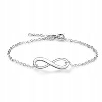 Bransoletka Nieskończoność Symbol LOVE Silver for Ever Na Wieki Wieków Love