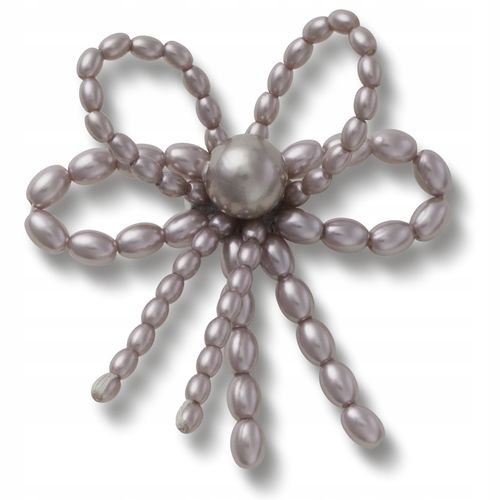 Crocs Przypinka Ozdoba Pin Charms Jibbitz Do Butów Black Pearl Beaded Bow na Arena.pl