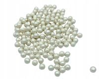 POSYPKA Perełki Cukrowe do Dekoracji Białe 6mm 50g