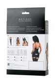 sukienka wetlookowa ivy glossy czarna l