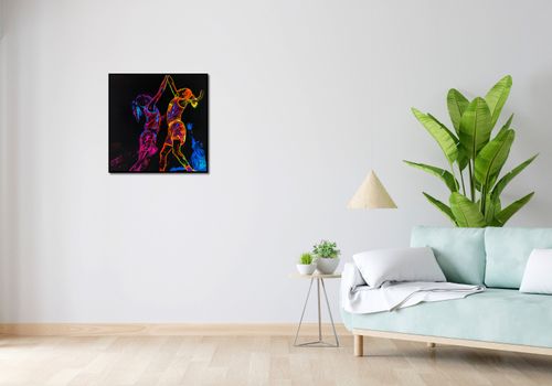 Plakat 60x60cm Mecz W Kosza na Arena.pl