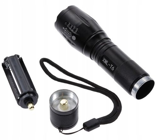 LATARKA TAKTYCZNA WOJSKOWA CREE XM-L T6 ŁADOWARKA na Arena.pl