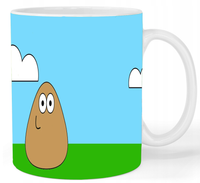Kubek ceramiczny Pou - gra wideo