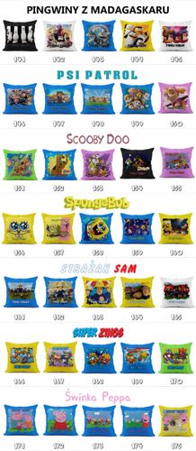 POSZEWKA Z NADRUKIEM BAWEŁNIANA 40x40CM - LEWY LEWANDOWSKI ROBERT PIŁKA na Arena.pl