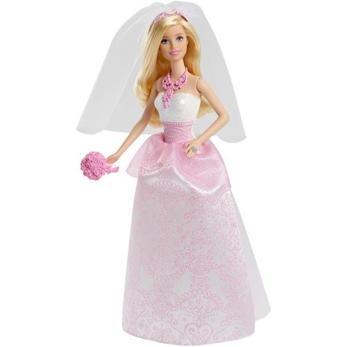 Barbie - Lalka Panna Młoda CFF37 na Arena.pl