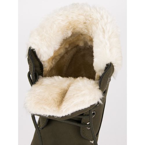 Ciemnozielone traperki r.38 na Arena.pl