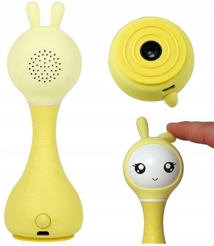 ALILO KRÓLICZEK INTERAKTYWNY SMARTY BUNNY Z MUZYKĄ Żółty R1 Grzechotka na Arena.pl