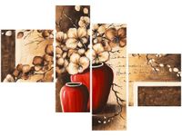 100CM 70CM OBRAZ KWIATY WAZONIE STORCZYKI