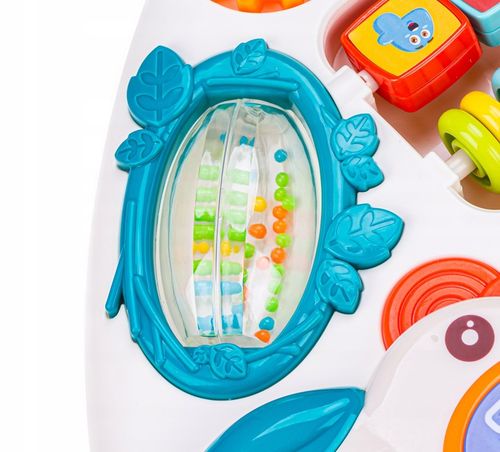 EDUKACYJNY interaktywny STOLIK ORGANKI ZJEŻDŻALNIA PIŁEK PIŁKI Liczydło na Arena.pl