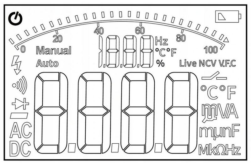 MULTIMETR CYFROWY MIERNIK PRĄDU TEMPERATURA zdjęcie 4