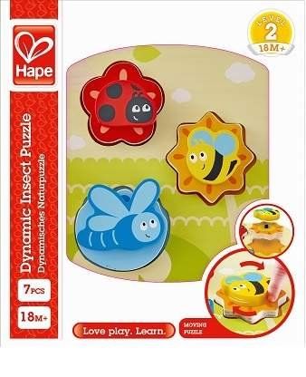 HAPE Puzzle ruchome robaczki na Arena.pl