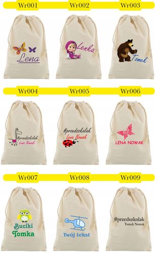 Worek imienny na buty świąteczny dla dziewczynki na Arena.pl