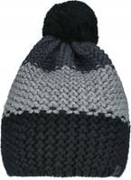 4F CIEPŁA Męska Czapka Zimowa z Pomponem Wełną Polarem ACAPM461 > L