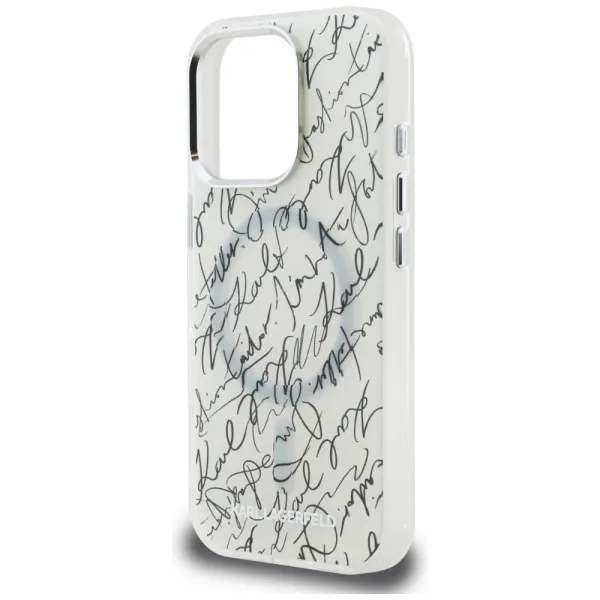 etui karl lagerfeld iml karl script pattern magsafe na iphone 16 pro zdjęcie 6