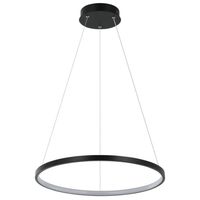Lampa wisząca Ring LP-909/1P M BK CCT LED 22W 3000-6000K circle czarna