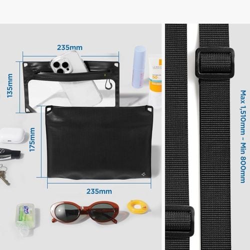 spigen a640 universal waterproof case crossbag black na Arena.pl
