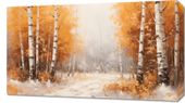 Obraz 70x40cm Jesienne Brzozy