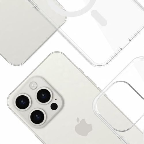 Nieżółknące etui MagSafe na tył do iPhone 15 Pro Max 3mk EverClear Mag Case na Arena.pl