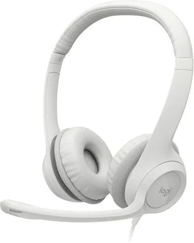 Słuchawki LOGITECH USB Computer Headset H390 Biały 981-001286 na Arena.pl