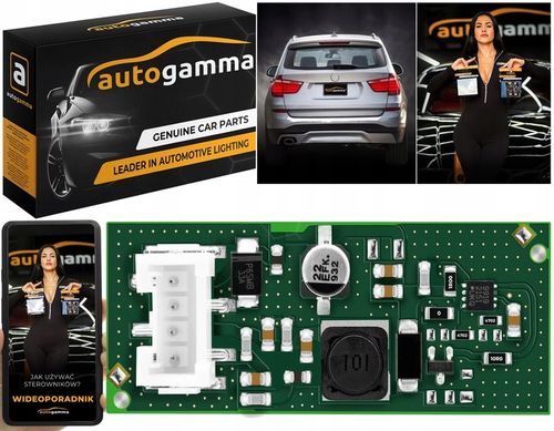 Sterownik moduł LED do lamp tylnych świateł BMW X3 F25 - Nowa płytka driver na Arena.pl