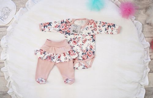 Komplet body półśpiochy z falbanką r.62 wzór 373r na Arena.pl