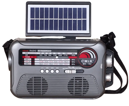 Radio solarne odtwarzacz Bluetooth reflektor LED MK-192 na Arena.pl