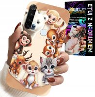 ETUI DO XIAOMI NOTE 8T - PLECKI DLA DZIECI W ZWIERZĘTA LEŚNE CASE