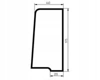 Szyba Drzwi górne Yanmar SV15 SV17 SV18 SV20 KOBELCO od SK17SR-5 do SK26
