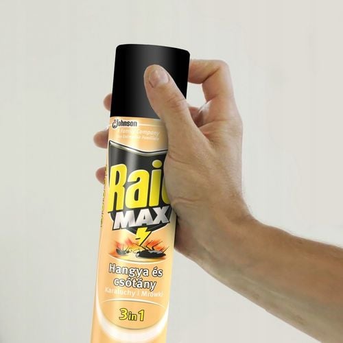 3X SPRAY NA OWADY BIEGAJĄCE RAID MAX AEROZOL PRZECIW KARALUCHOM na Arena.pl