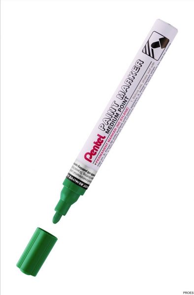 MARKER ZDOBNICZY ALU. OBUDOWA PENTEL ZIELONY zdjęcie 1