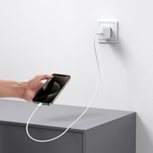 ładowarka sieciowa usb-c pd 30w qc sfc - biała na Arena.pl