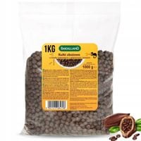 Bakalland KULKI ZBOŻOWE KAKAOWE 1KG 1000g płatki śniadaniowe do mleka DUŻE