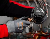 MOCNE Rękawice ROBOCZE rękawiczki OCHRONNE NITRYLOWE PIANKA BHP 10 par