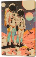 Obraz 60x100cm Astrounauci Kosmonauci