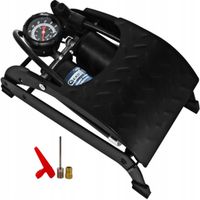 POMPKA NOŻNA DWUTŁOKOWA SAMOCHODOWA ROWEROWA GEKO