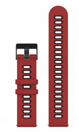 Pasek do zegarka - Vector Smart VCTR-20-S4RD czerwony 20mm na Arena.pl