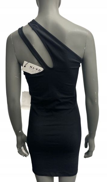 Sukienka NA-KD One shoulder Cut Out Mini 38 zdjęcie 2
