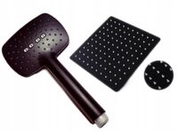 CZARNY ZESTAW SLIM DESZCZOWNICA + SŁUCHAWKA ch