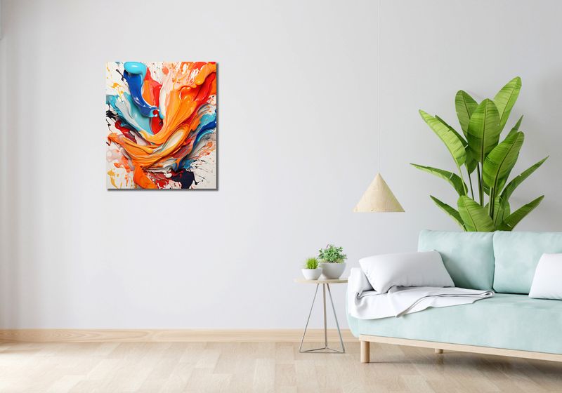 Obraz 60x70cm Taneczne Fale zdjęcie 2