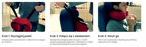 Poduszka na szyję podróżna Evo S3 Cabeau indygo na Arena.pl