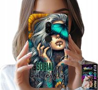 ETUI DO XIAOMI REDMI 8 - ANTI SOCIAL, BUTTERFLY, MOTYLEK, KOBIECE